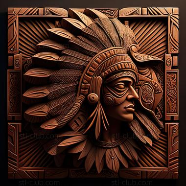 3D model st aztec (STL)